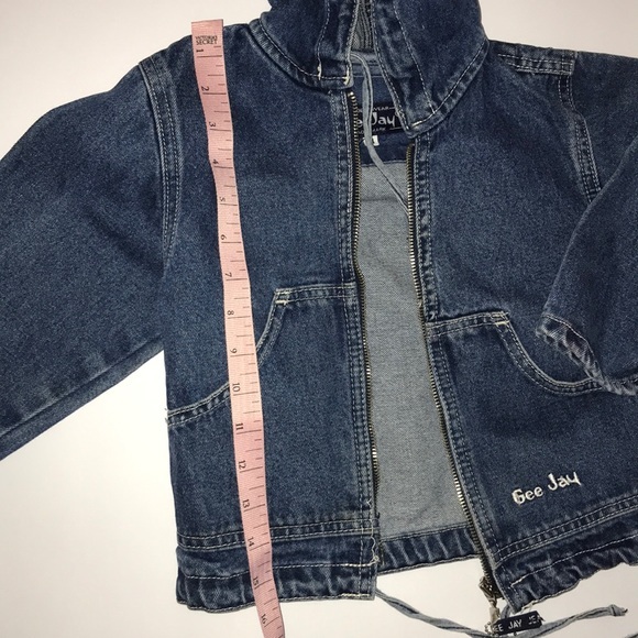 Gee Jay Boys Hooded Jean jacket size 24 - Picture 8 of 9